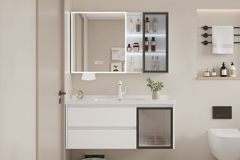 Classic bathroom vanity cabinet