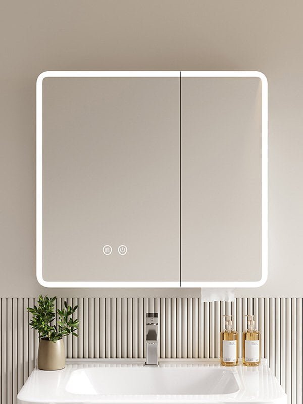 LED Bathroom Mirror Cabinet - Smart Storage and Lighting Solution for Wholesale
