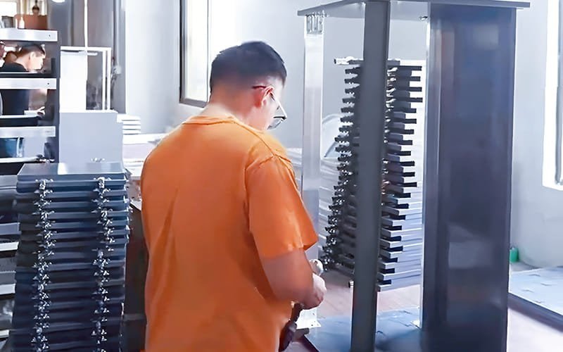 Cabinet quality checking process -- structured QC and inspection at the production stage