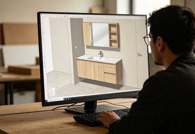 Bathroom vanity OEM ODM design cooperation - custom product development and sample support for wholesalers